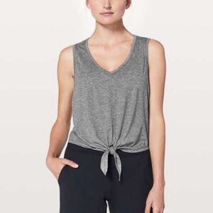 Lululemon Knot Gonna Fly Front Tie Tank